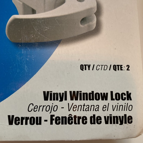 Vinyl Window Lock Quantity 2 in each Box - Picture 6 of 6